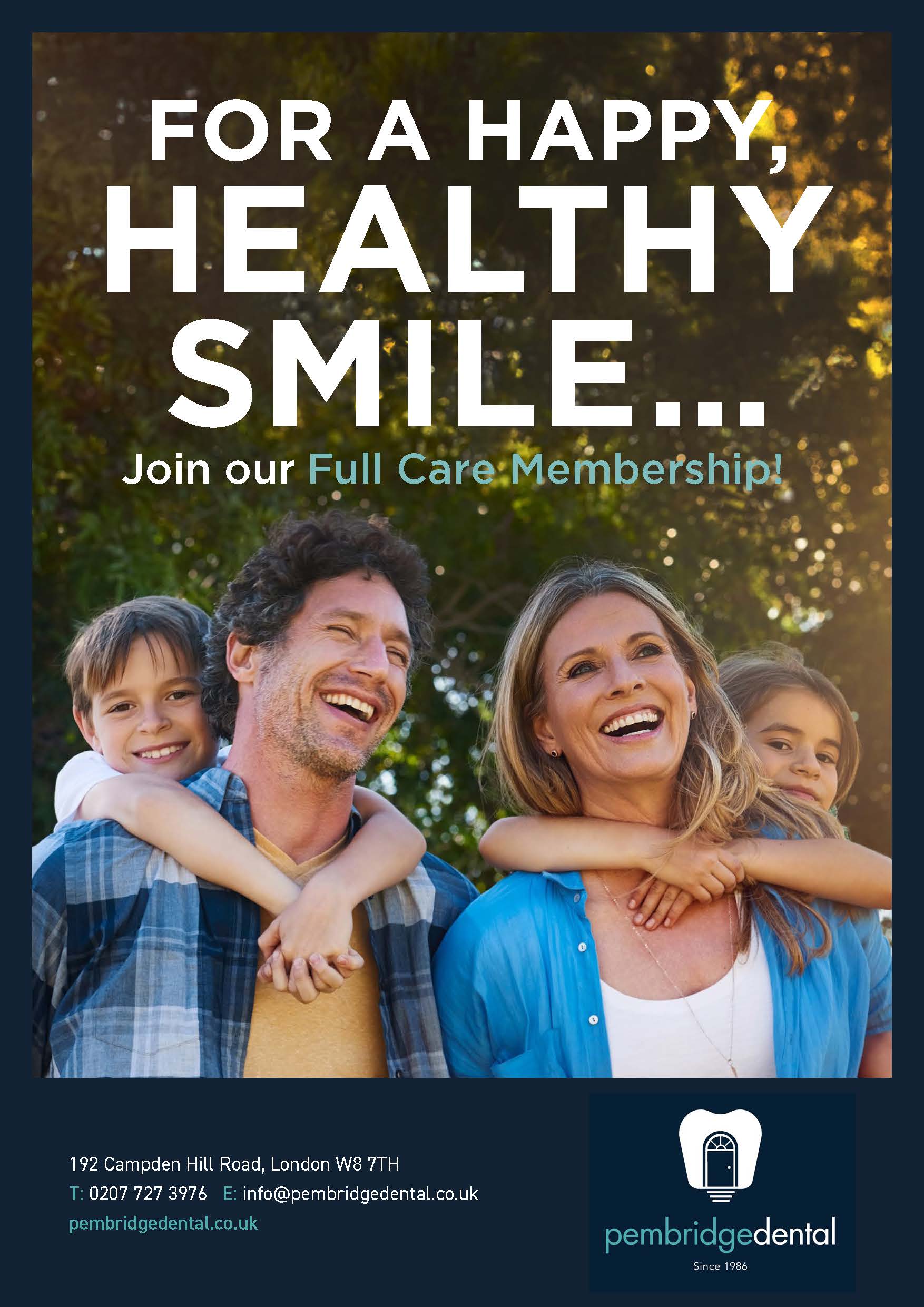 Pembridge Dental Full Care Membership Plan